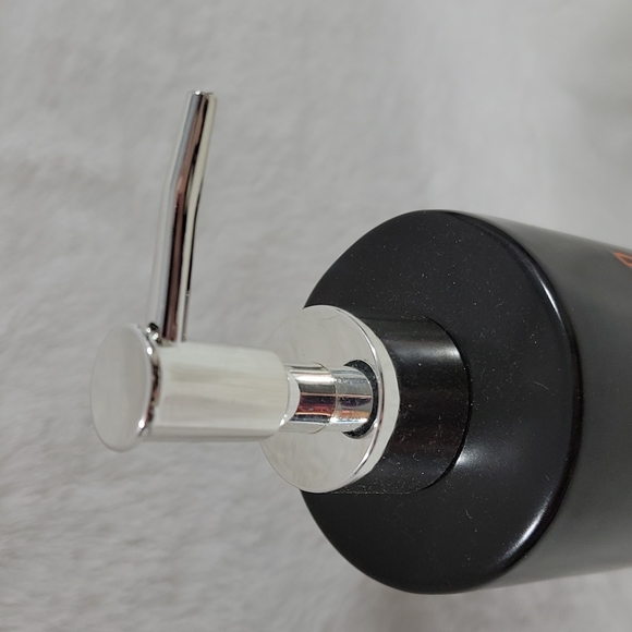 Rae Dunn Soap Orange and Black Dispenser - Picture 3 of 4